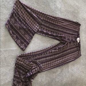 Flare cotton bell bottom pants